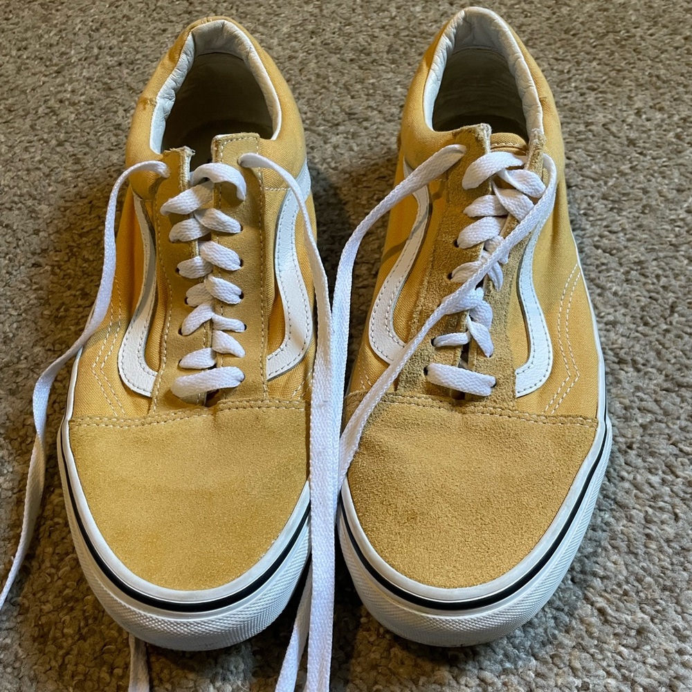 Yellow Vans Men’s 8.5 / Women’s 10